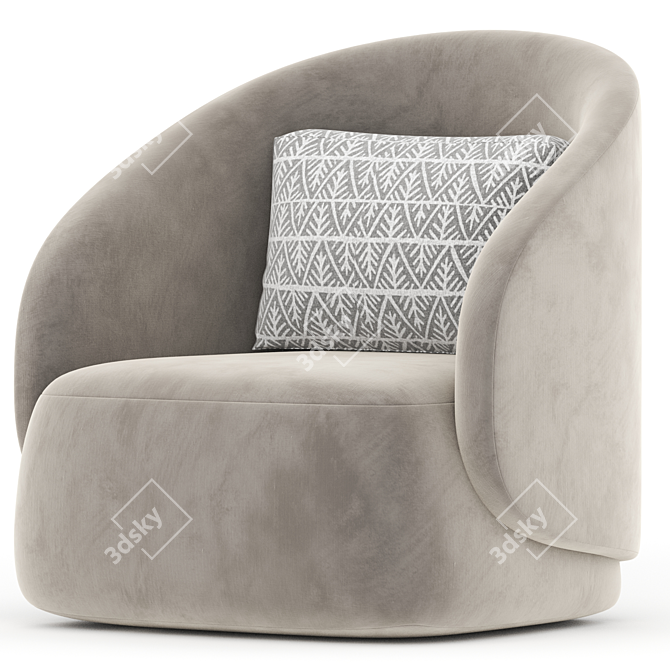 Ersa HULL HOME Armchair 3D Model 3D model image 3