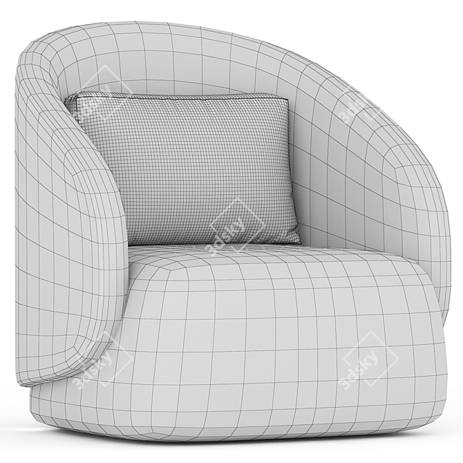 Ersa HULL HOME Armchair 3D Model 3D model image 5