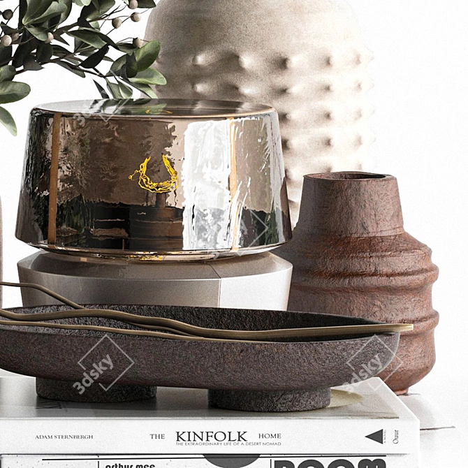 3D Decor Set with Renderers 3D model image 5