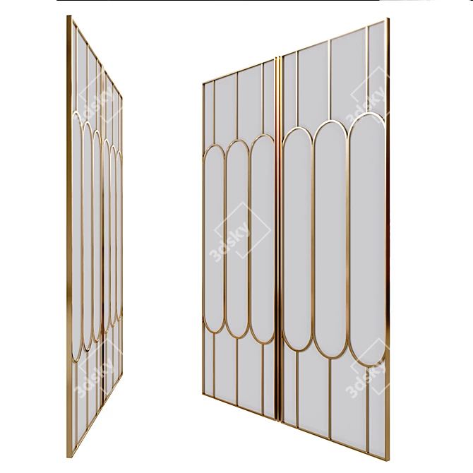 Sliding Wardrobe Kitchen Door 3D model image 2