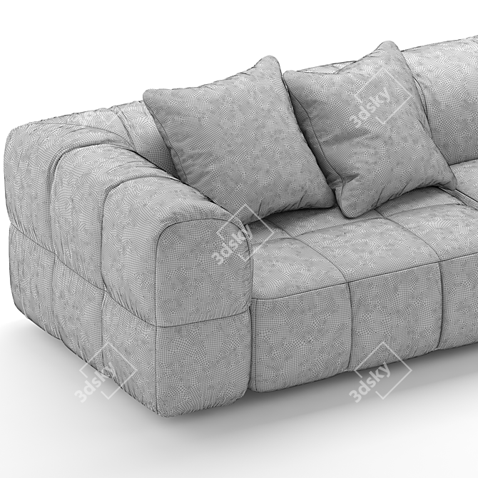 Modern Arflex Strips System Sofa 3D model image 4