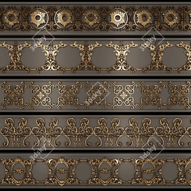 3D Software Ornament Pack 3D model image 1