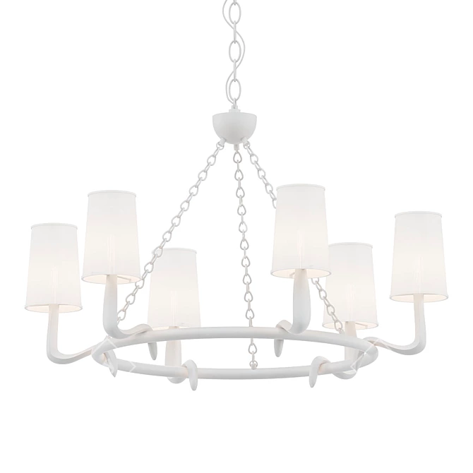 Elegant Gaya Medium Chandelier 3D model image 1