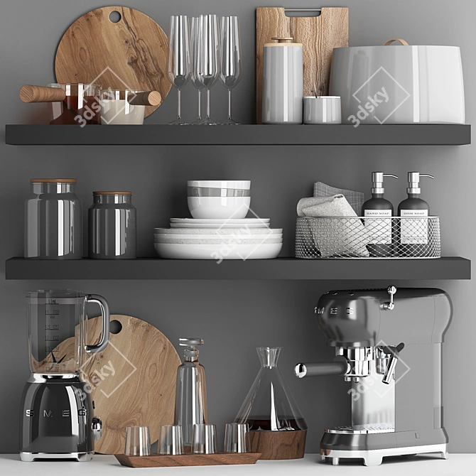 Ultimate Kitchen Tool Collection 3D model image 1
