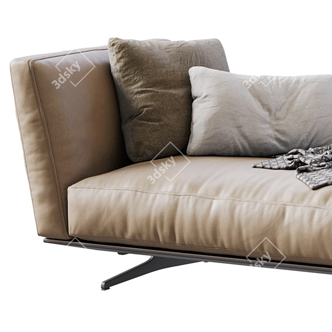 Modern Flexform Evergreen Longue Design 3D model image 3