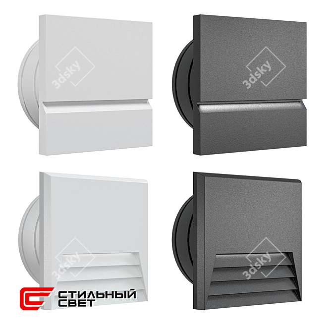 FASET Wall LED Light 3D model image 1