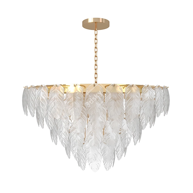 "L'Arte Luce Novida Chandelier 3D model image 1