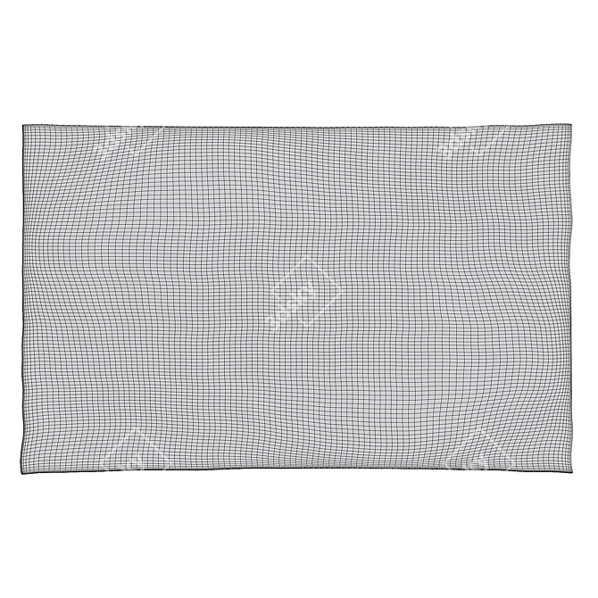Modern Hand-Tufted Area Rug 3D model image 2