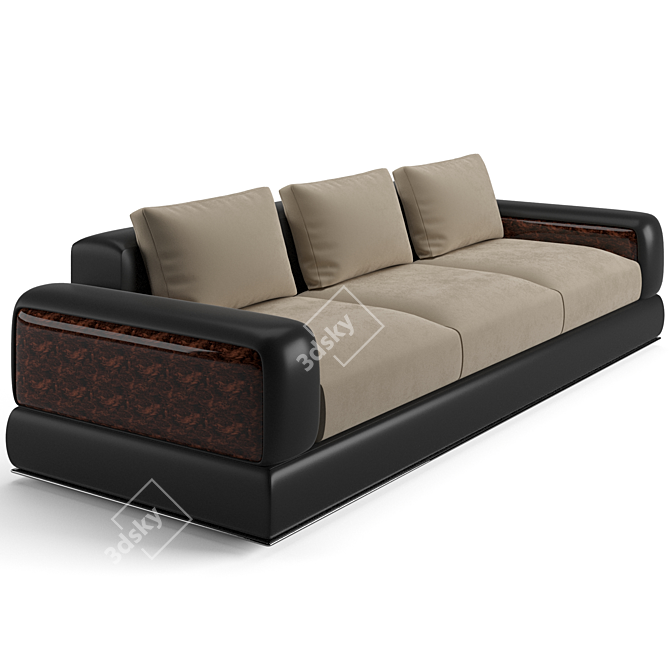 Luxurious Bentley Home Westbury Sofa 3D model image 3
