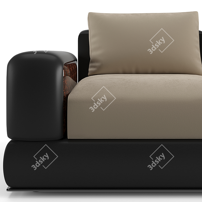 Luxurious Bentley Home Westbury Sofa 3D model image 7
