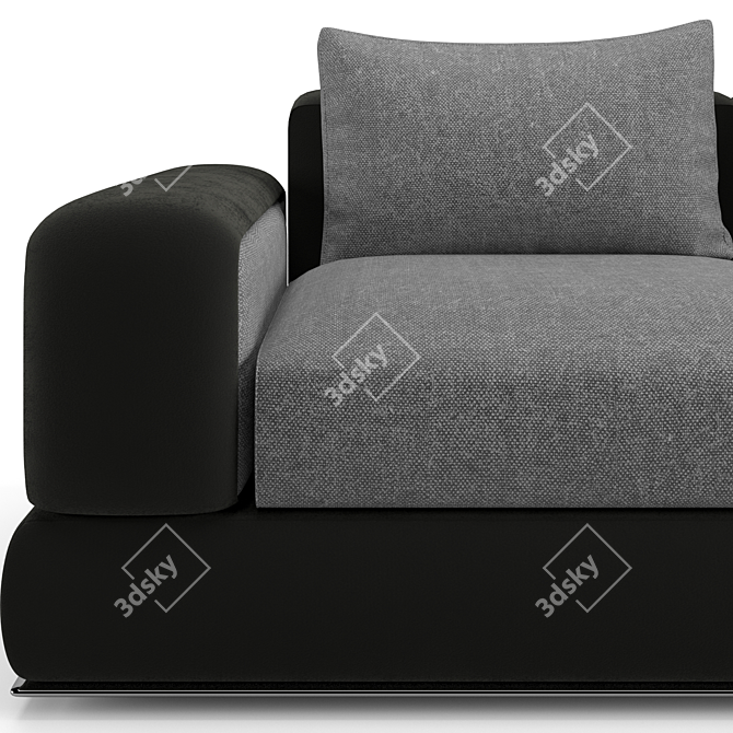 Luxury Bentley Home 348cm Sofa 3D model image 7