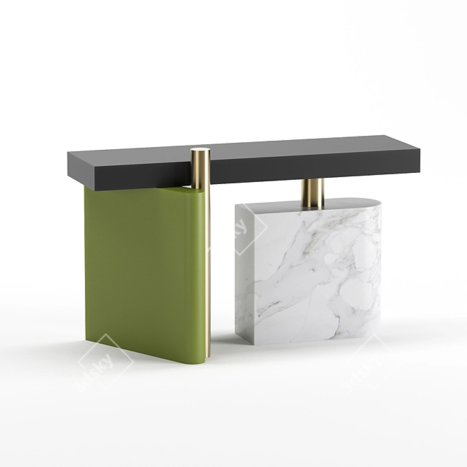 Julia Eliseeva Console: Elegant Design 3D model image 1