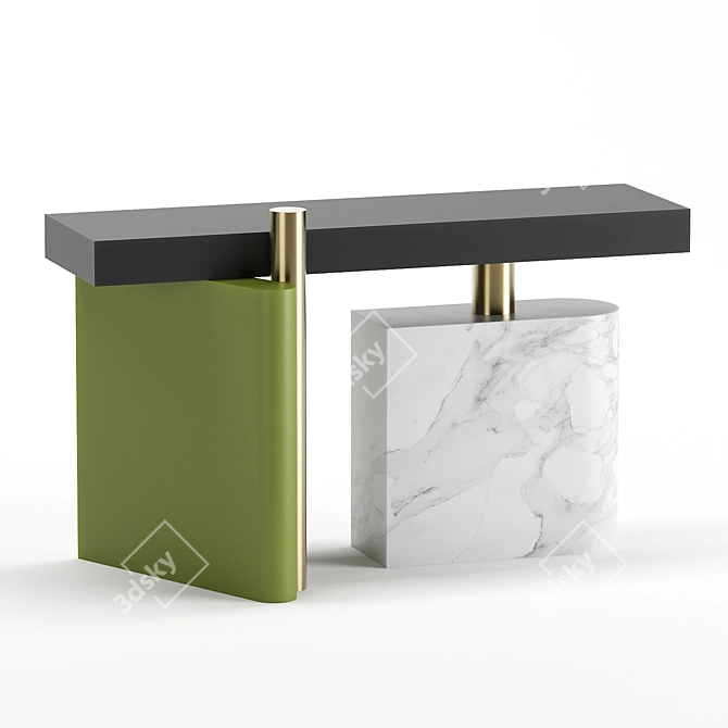 Julia Eliseeva Console: Elegant Design 3D model image 5