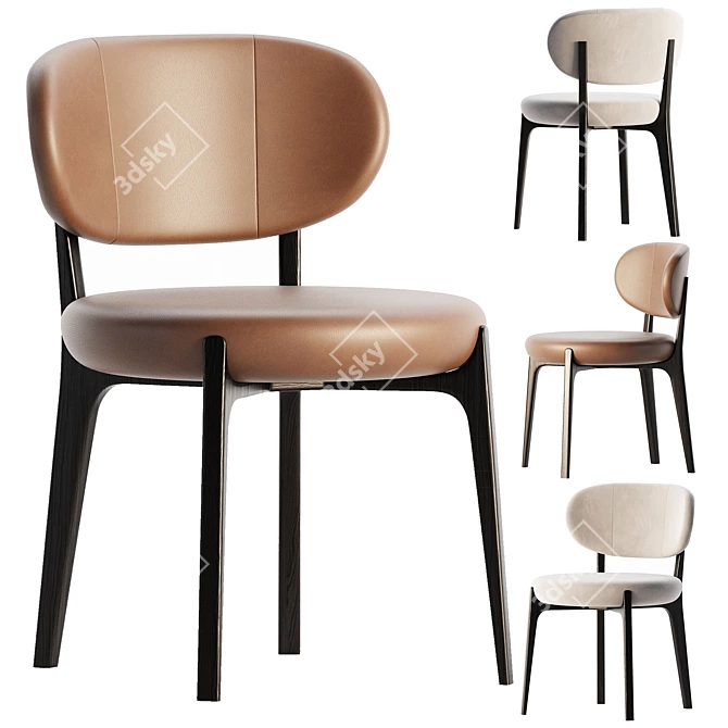 Sleek RICHMOND Chair Design, 2017 3D model image 1