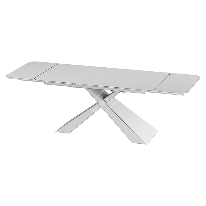 Torino Folding Table with Ceramic Top 3D model image 2