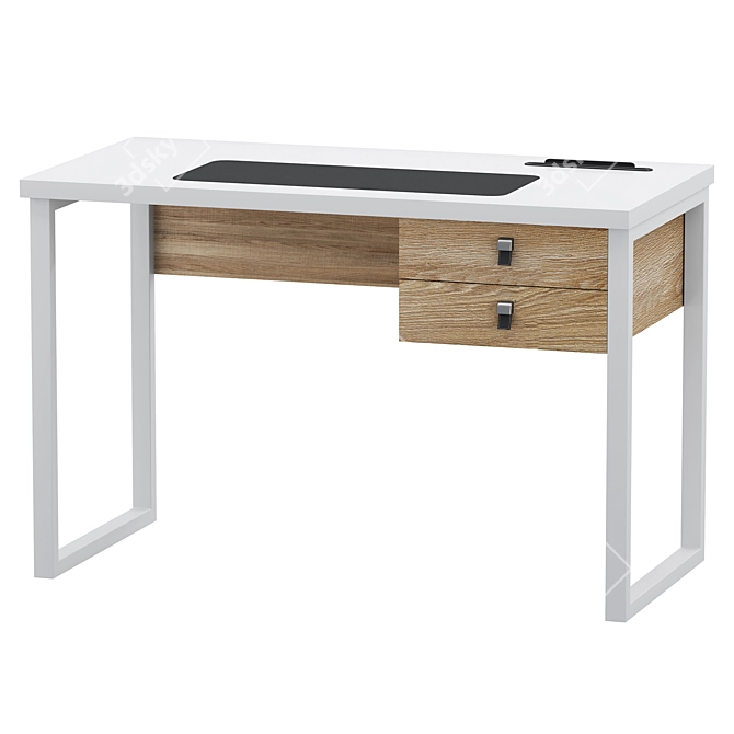  Jacklyn Writing Desk - Modern Workspace 3D model image 3