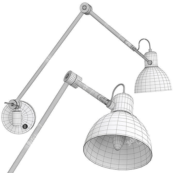 Minimalist Laito Wall Sconce 3D model image 2