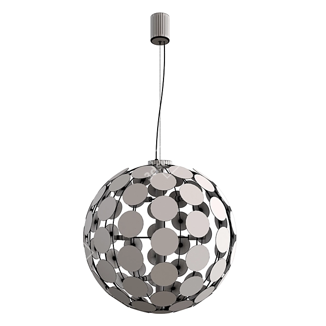 Patrizia Volpato Quadri Pendant Light 3D model image 3