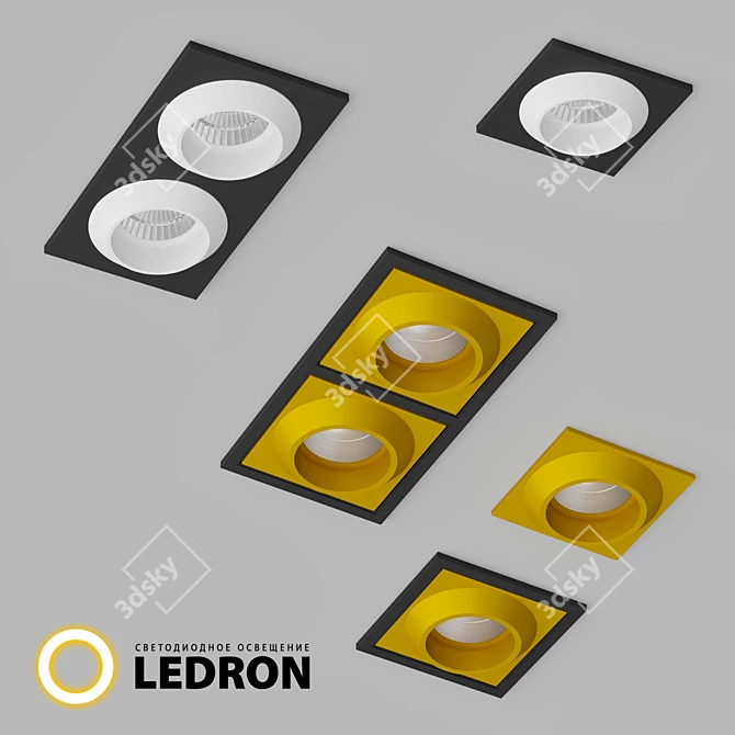 Versatile Giza Mini LED Lights 3D model image 1