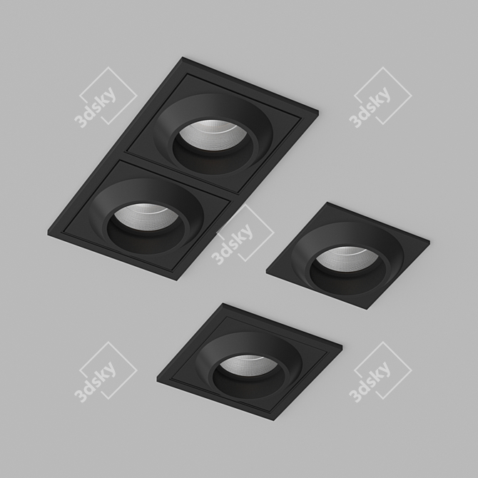 Versatile Giza Mini LED Lights 3D model image 2
