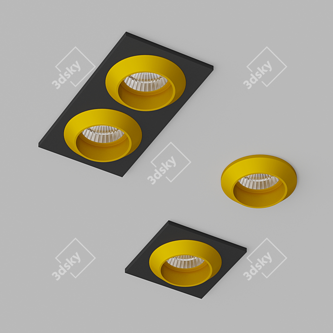 Versatile Giza Mini LED Lights 3D model image 3