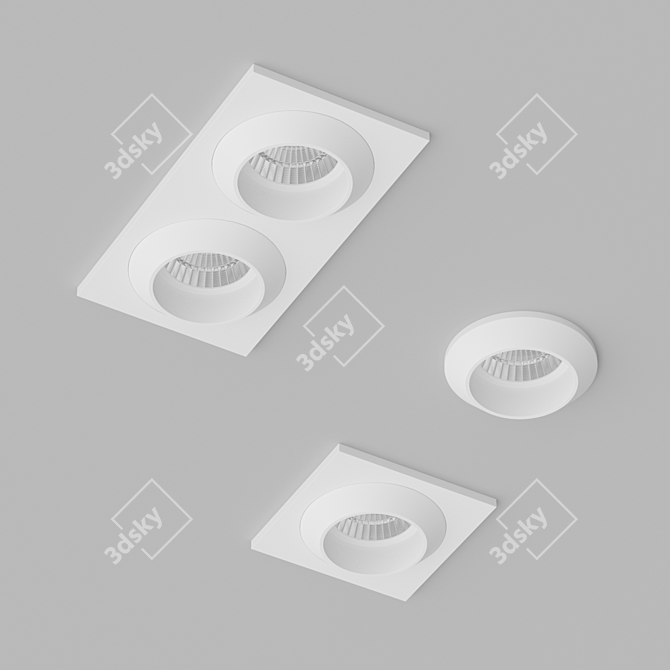 Versatile Giza Mini LED Lights 3D model image 5