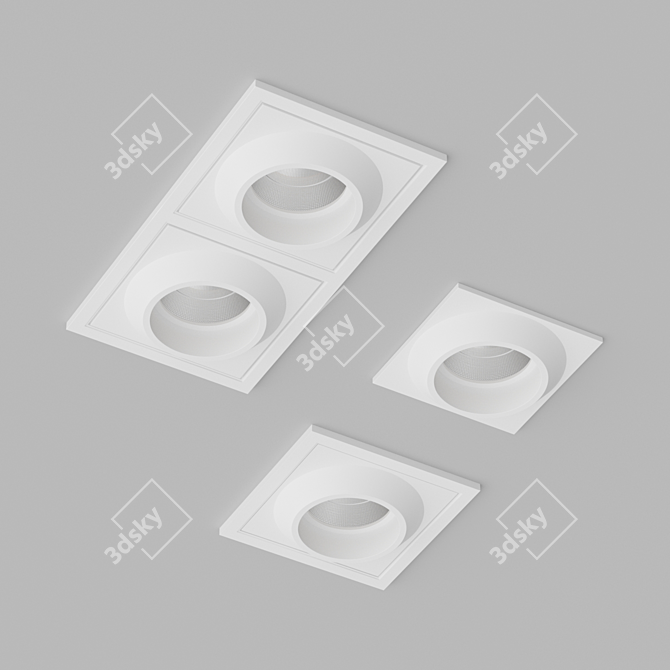 Versatile Giza Mini LED Lights 3D model image 6