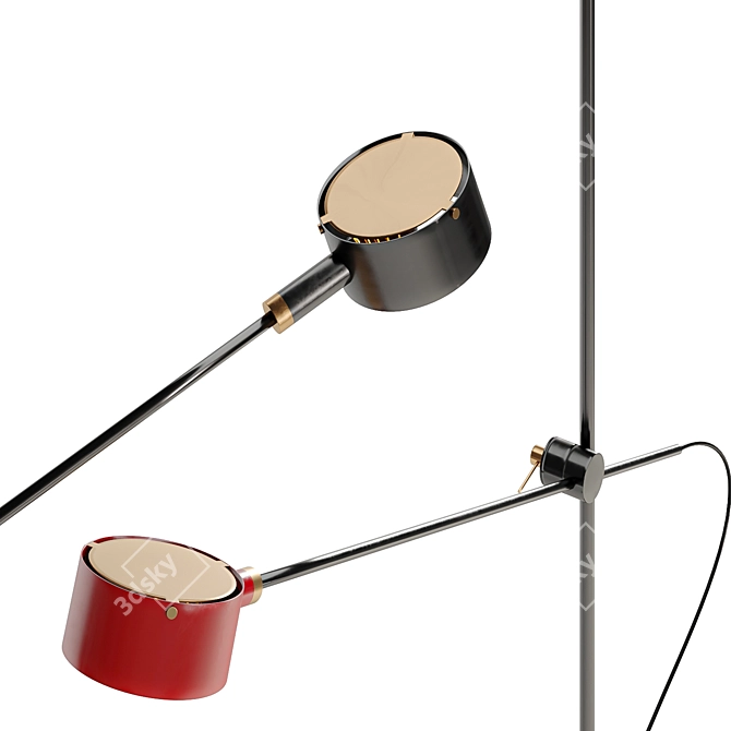 Modern Oluce GO 352 Lamp 3D model image 2