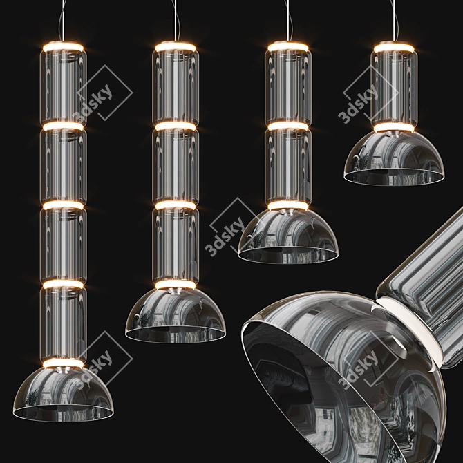  Flos Noctambule Suspension Collection 3D model image 4