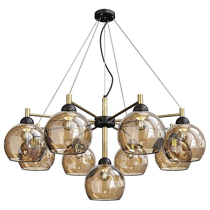 Sleek Modern Design Lamp 3D model image 1