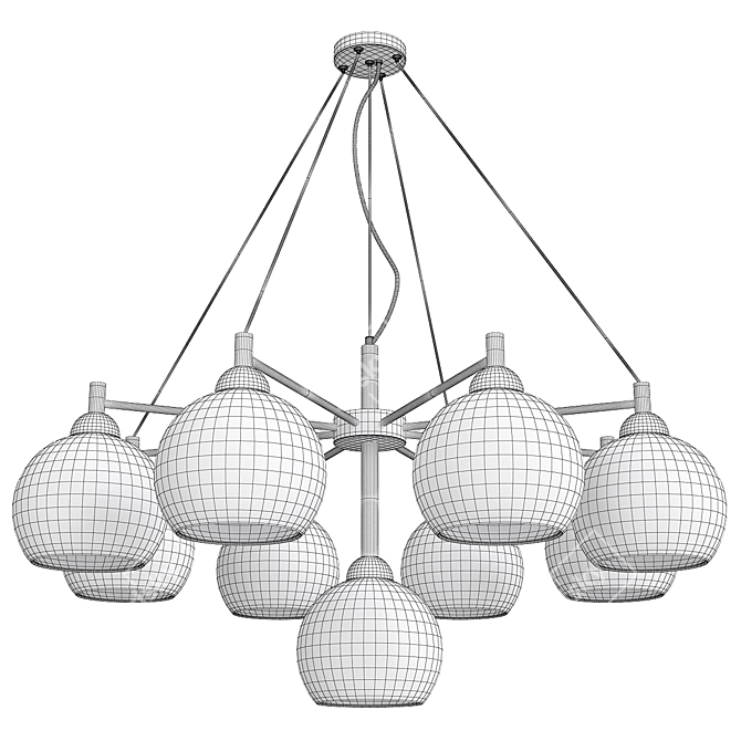 Sleek Modern Design Lamp 3D model image 2