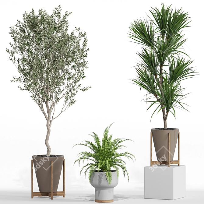 Greenery Assortment 748 3D model image 2