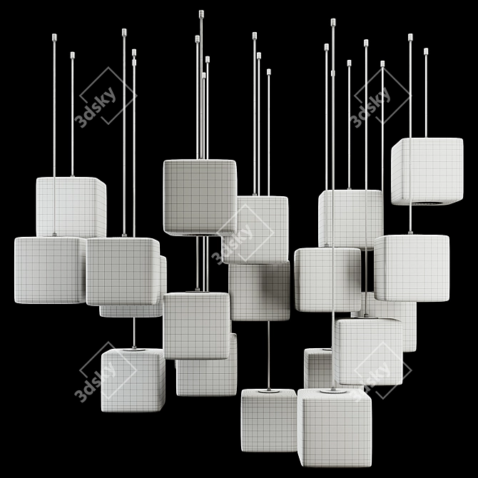 Elegant VISO H20 Pendant Light 3D model image 5
