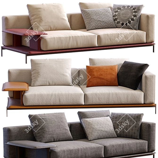 Brera Sofa By Polform 271K 3D model image 1