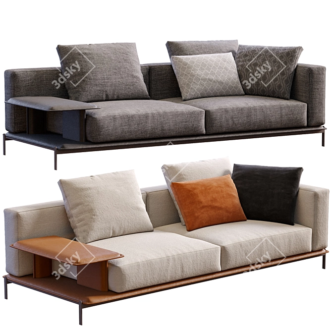 Brera Sofa By Polform 271K 3D model image 2