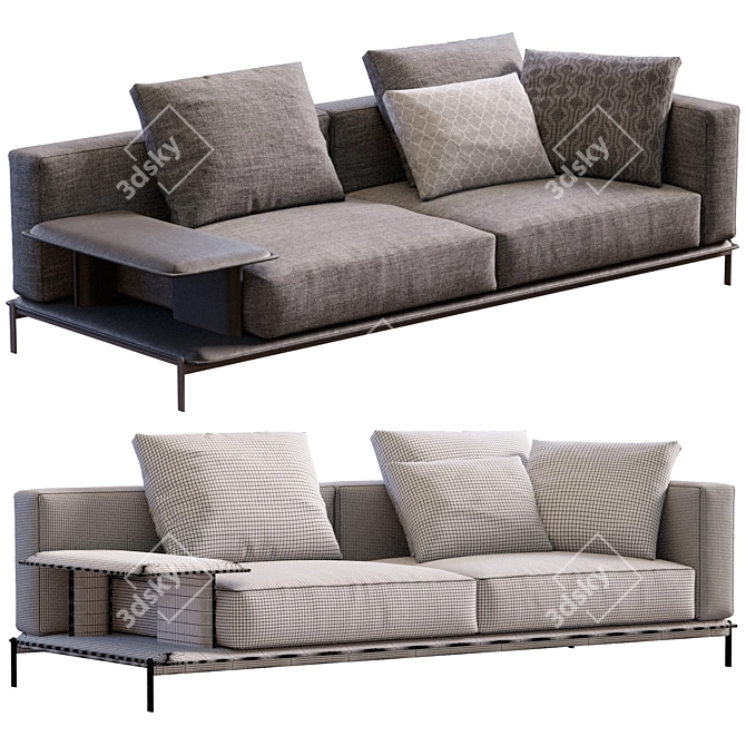 Brera Sofa By Polform 271K 3D model image 4