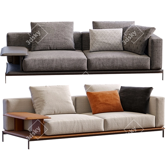 Brera Sofa By Polform 271K 3D model image 5