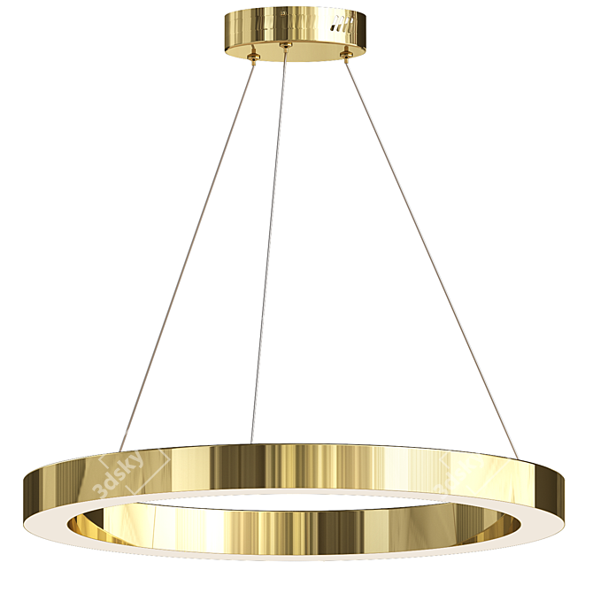 Modern LED Pendant Lamp Saturno 3D model image 2