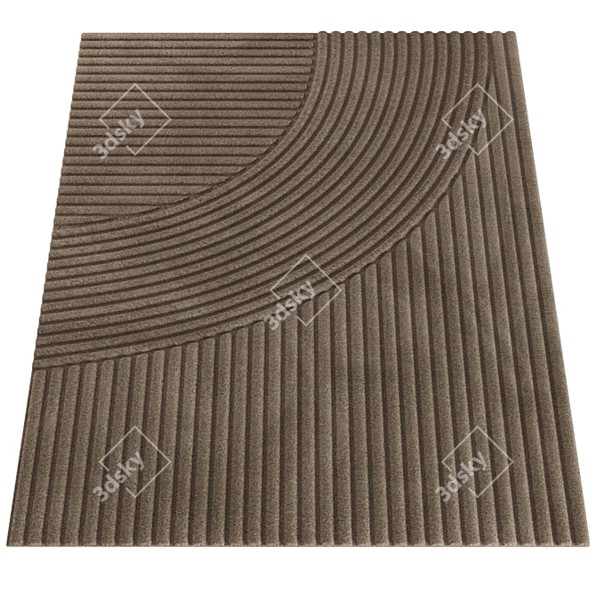 ODC Zen Two Voluminous Area Rug 3D model image 3