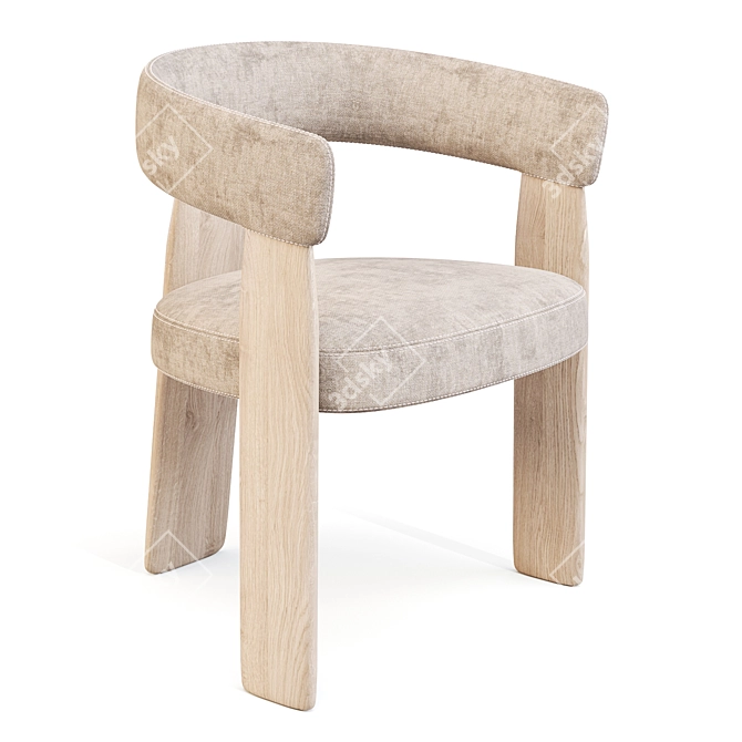 Andreu World Oru SO2271 Chair 3D model image 1