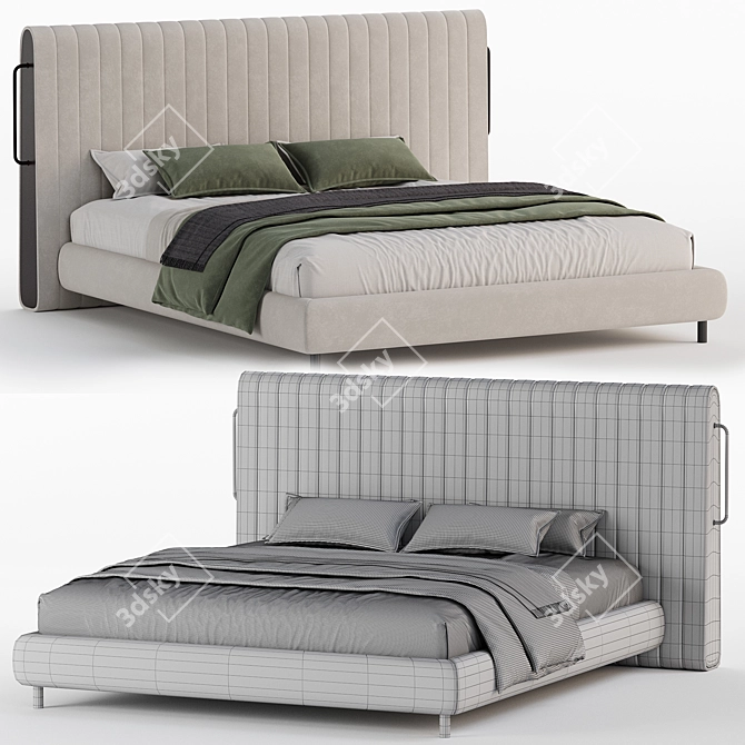 River Dream Bed Collection 3D model image 2