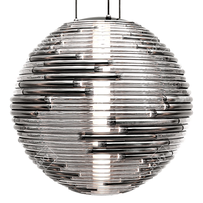 Elegant Gea Sphere Lamp Set 3D model image 1