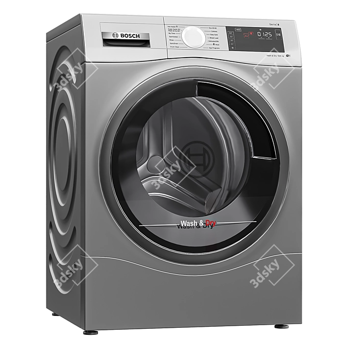 BOSCH WDU8H549GB Washer Dryer 3D model image 1