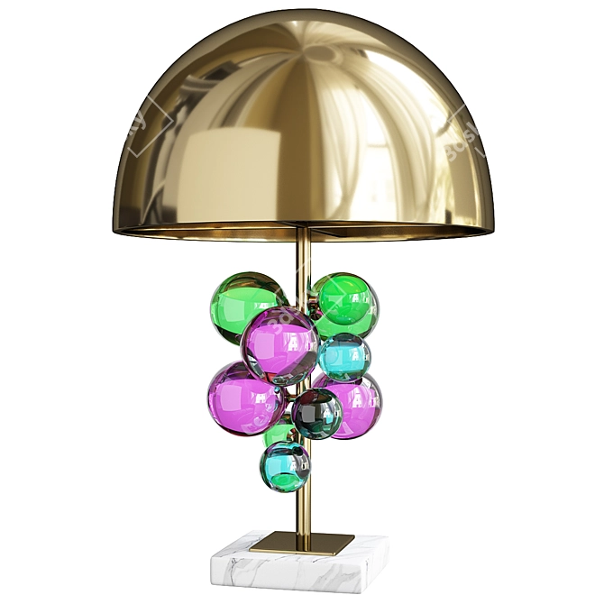 Modern Globular Table Lamp 2013 3D model image 1