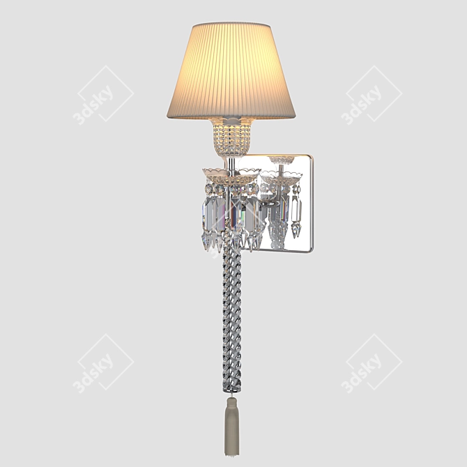 Crystal Hurricane Wall Sconce 3D model image 1