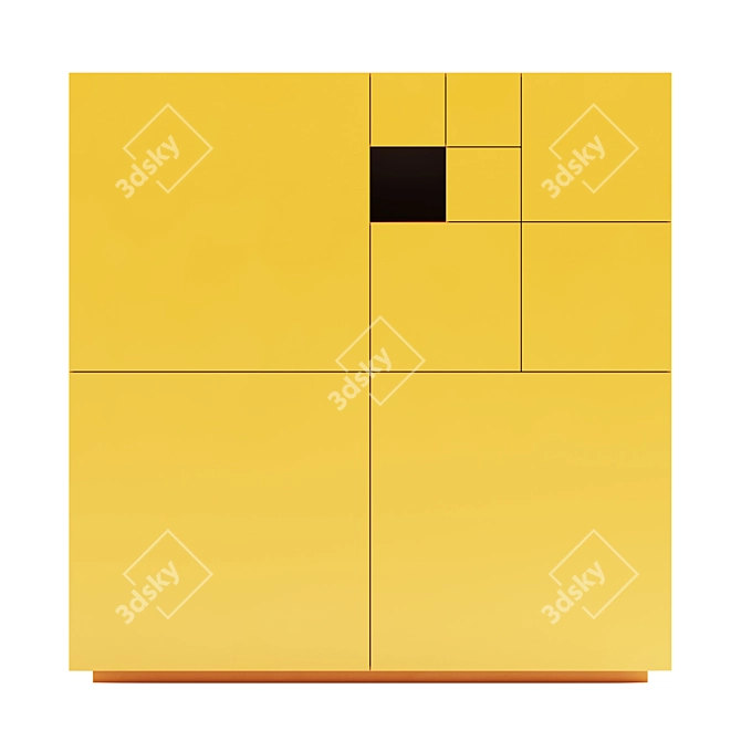 Conchiglia by Lema Office Cabinet 3D model image 2