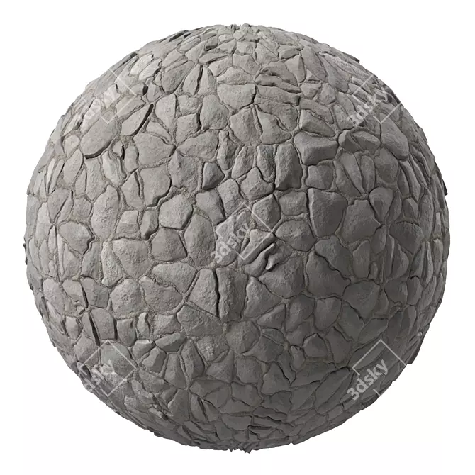 Field Stone Textures Pack | PBR 3D model image 2