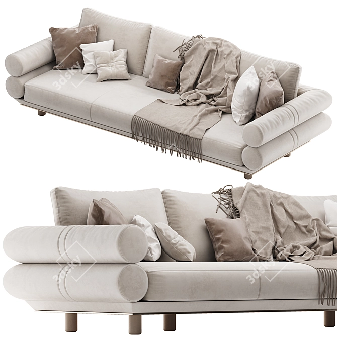 Modern Longhi 3-Position Furniture Model 3D model image 3