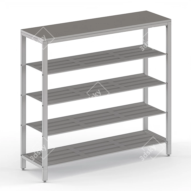 Vasagle Shoe Rack, Steel-DSP 3D model image 4