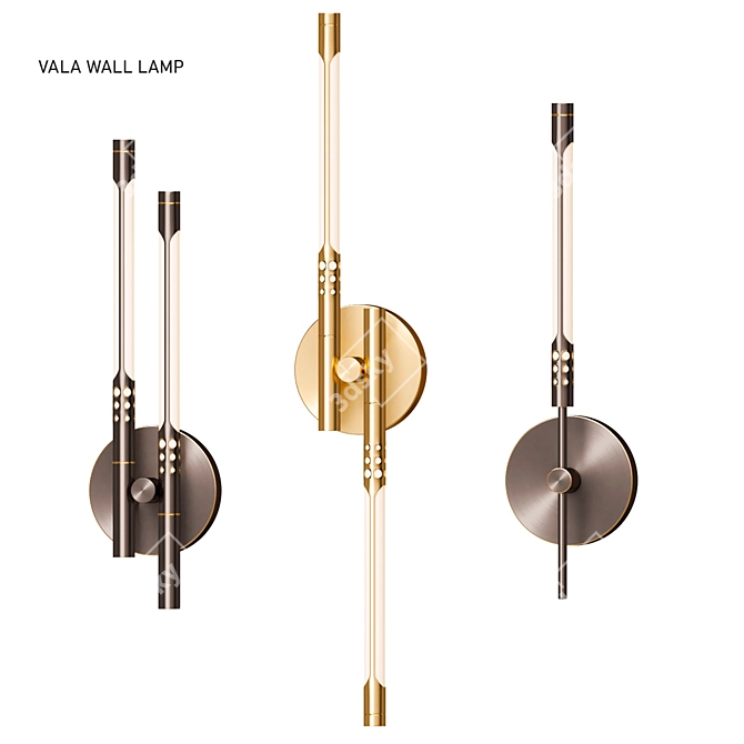Modern Wall Lamp Vray Corona 3D model image 1